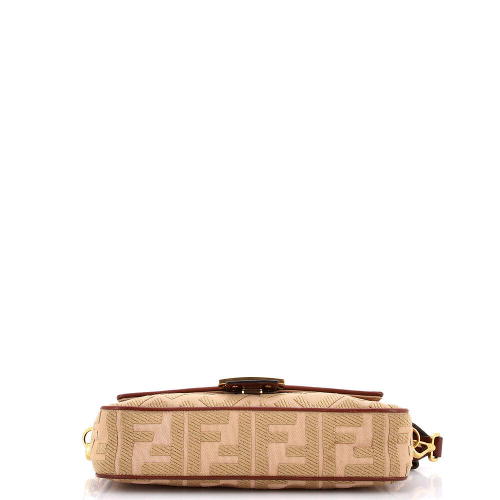 Fendi Medium Baguette NM Bag Zucca Embroidered Canvas - Picture 4 of 6